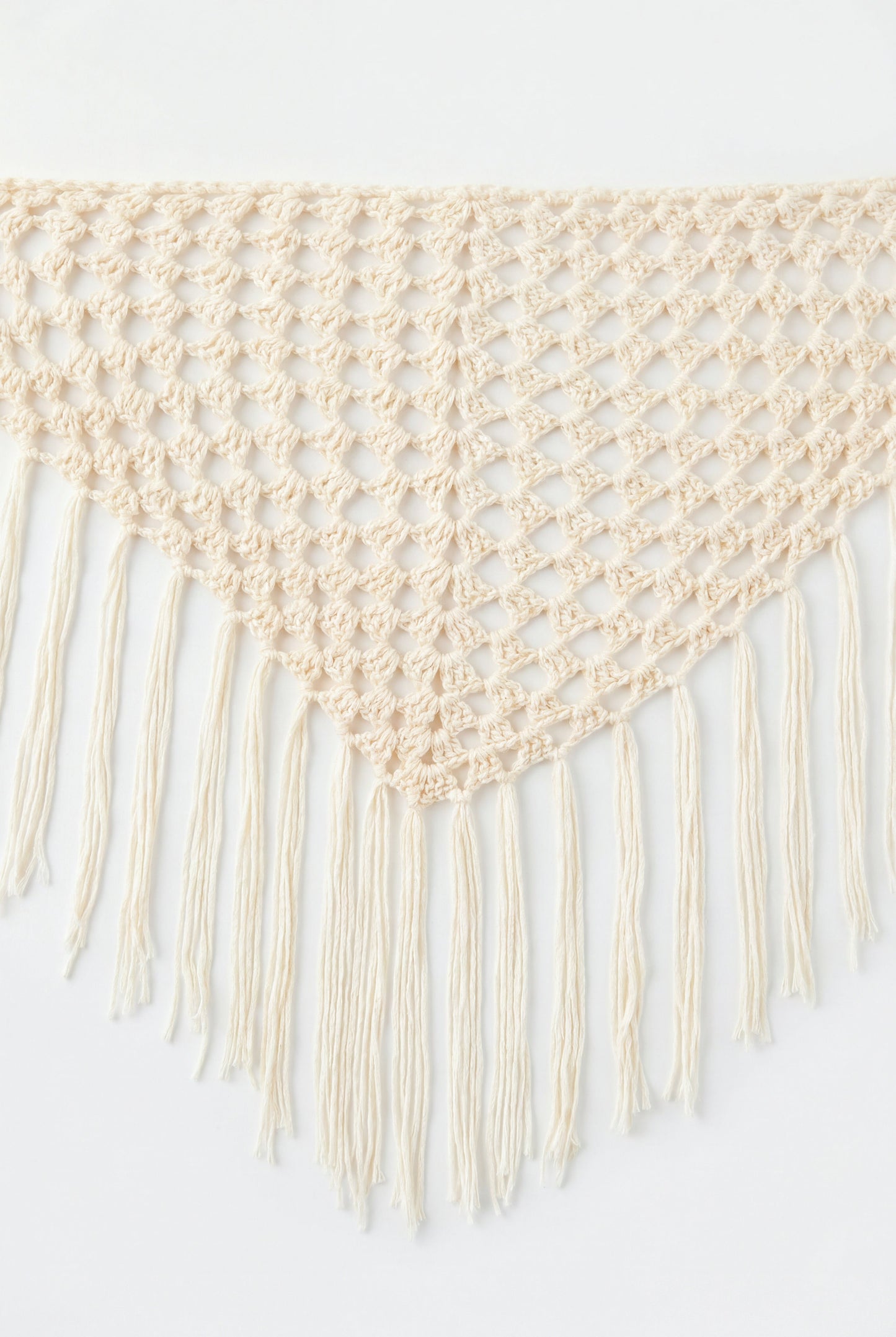 CROCHET FRINGE SCARF