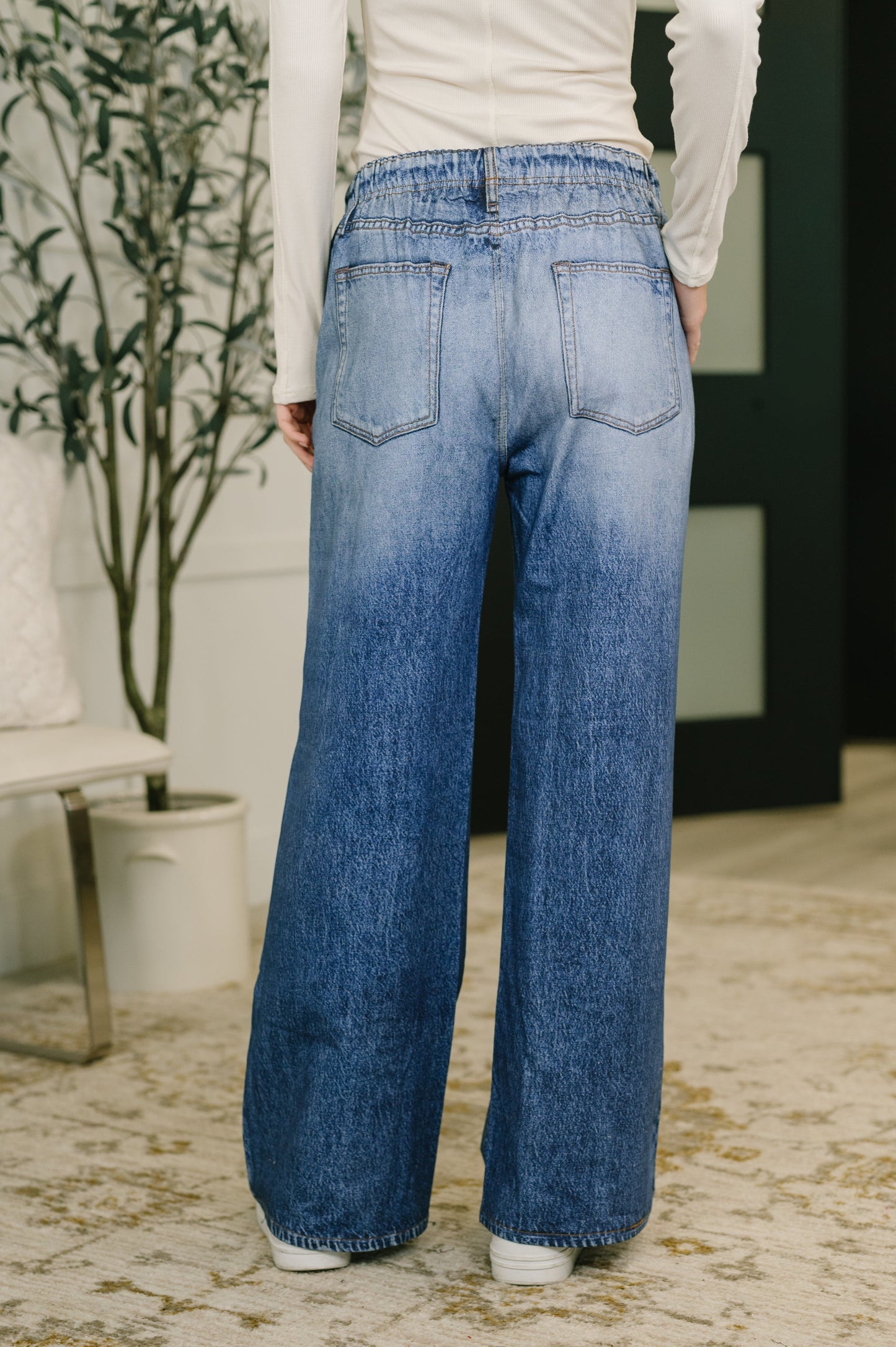 Hazel Blues® | Zenim Printed Wide Leg Bottoms