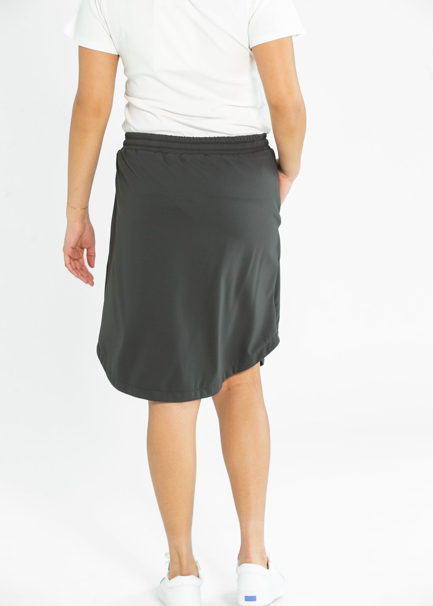 Kenedi Charcoal Athletic Sport Skirt