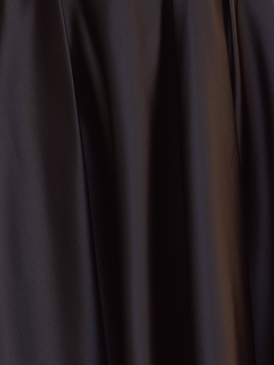 Black - A Line Straps Satin Short Homecoming Dresses With Flower