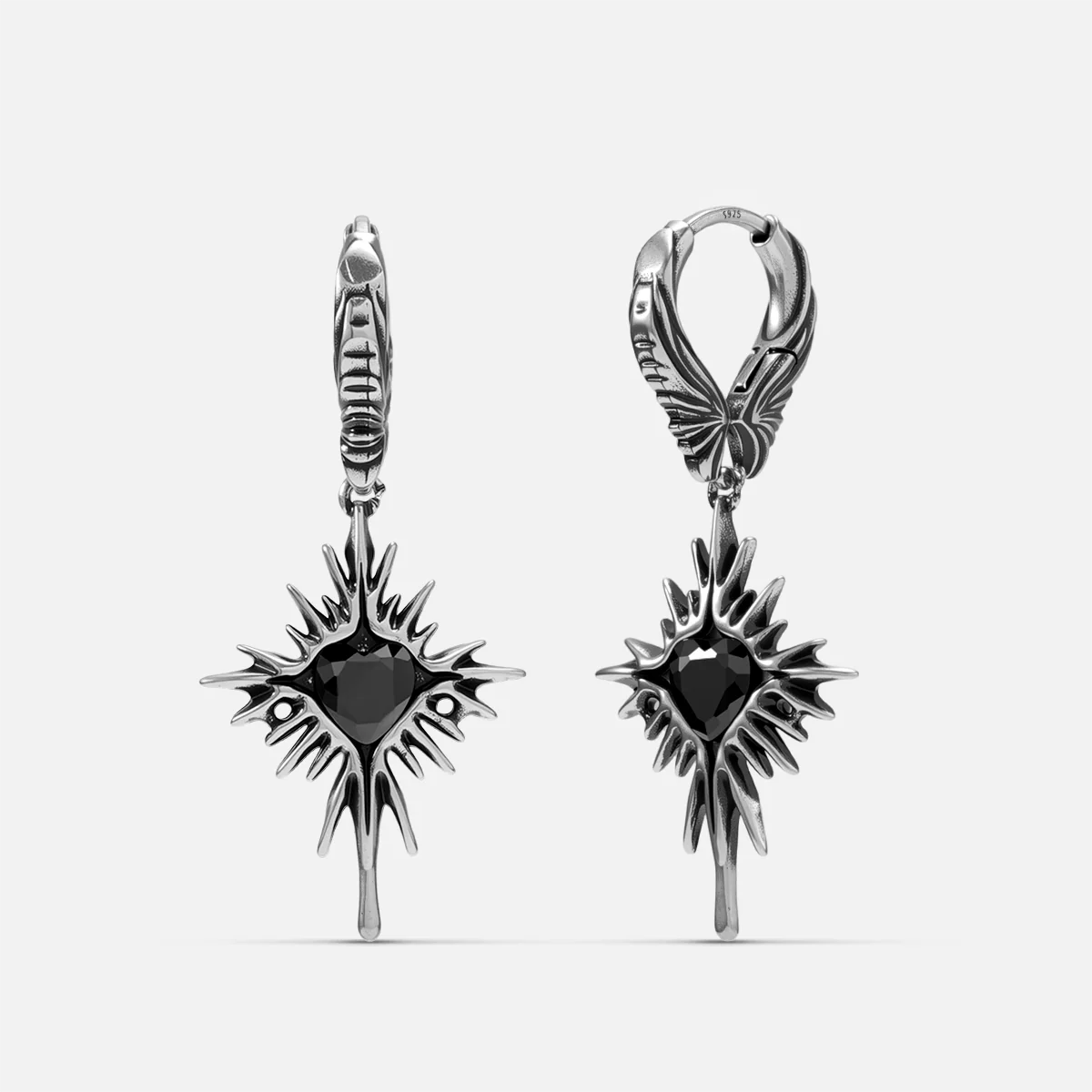 WINGED HEARTBURST EARRINGS