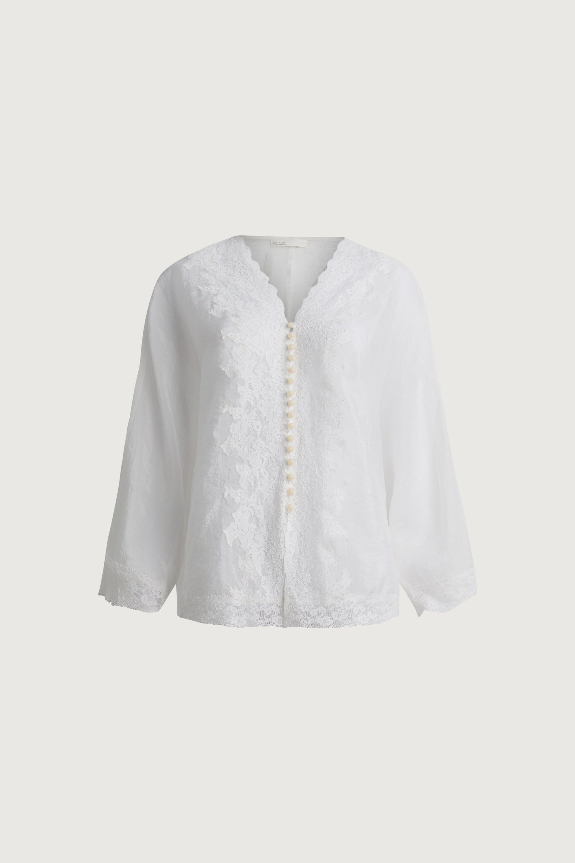 VINTAGE FLORAL LACE BLOUSE