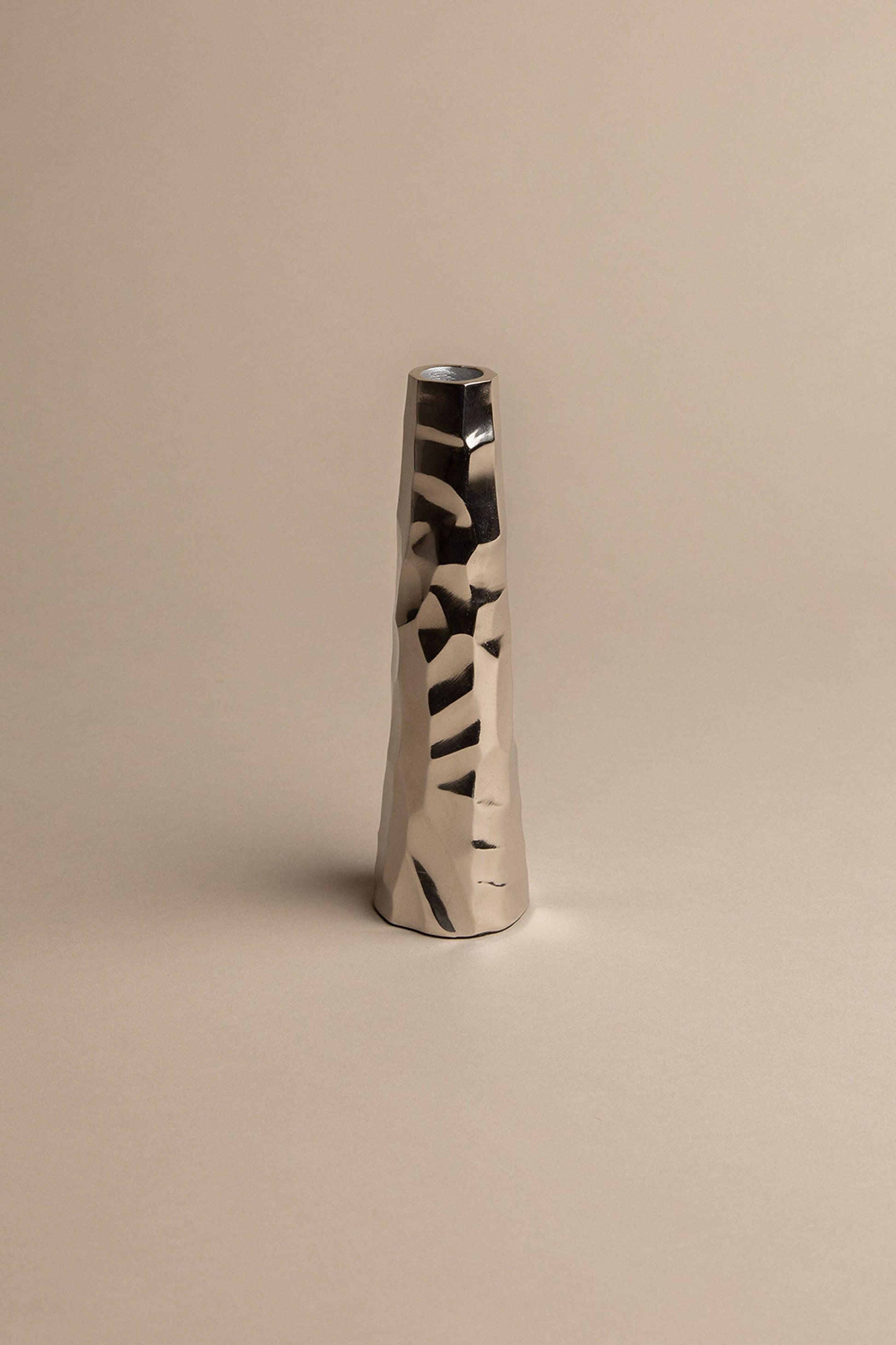 LARGE MERCURY TAPER CANDLE HOLDER