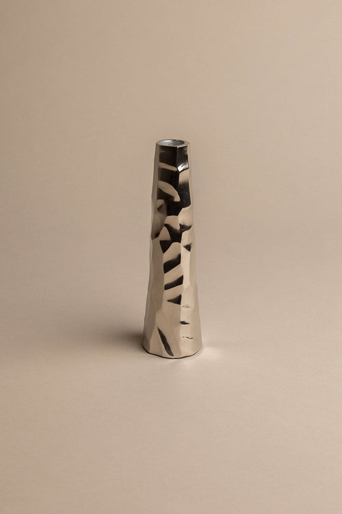 LARGE MERCURY TAPER CANDLE HOLDER