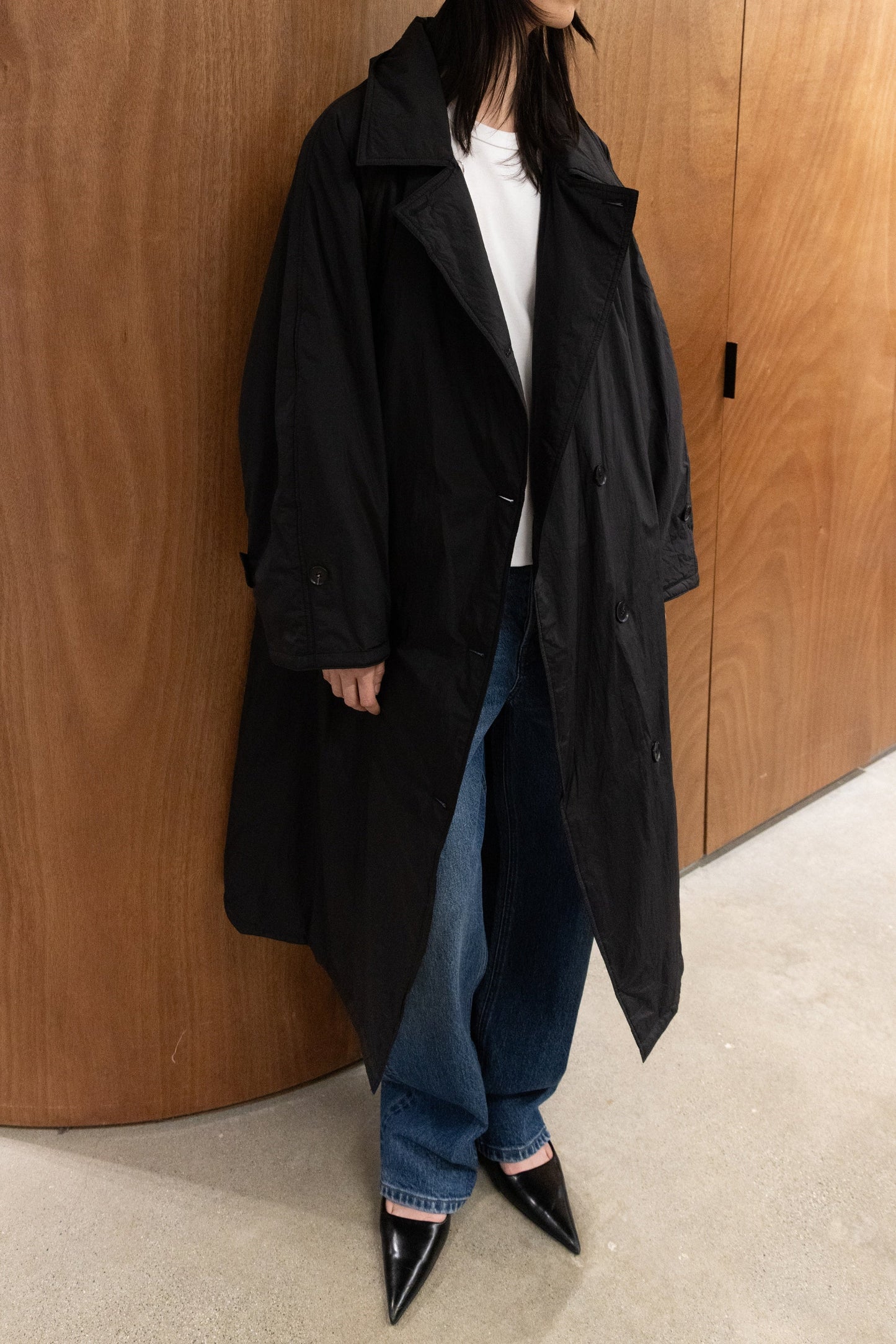 PUFFER TRENCH COAT