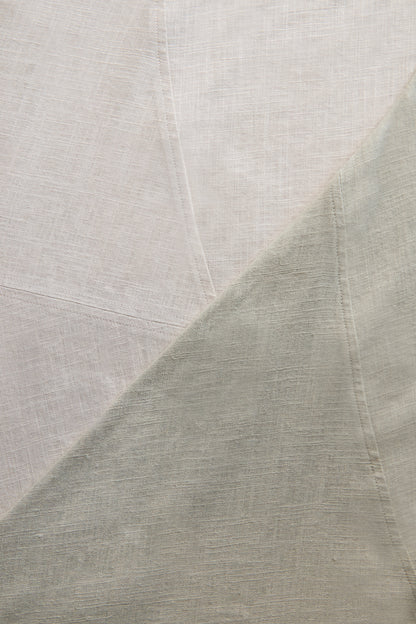 LINEN BLEND SLEEVELESS BIAS CUT MIDI DRESS