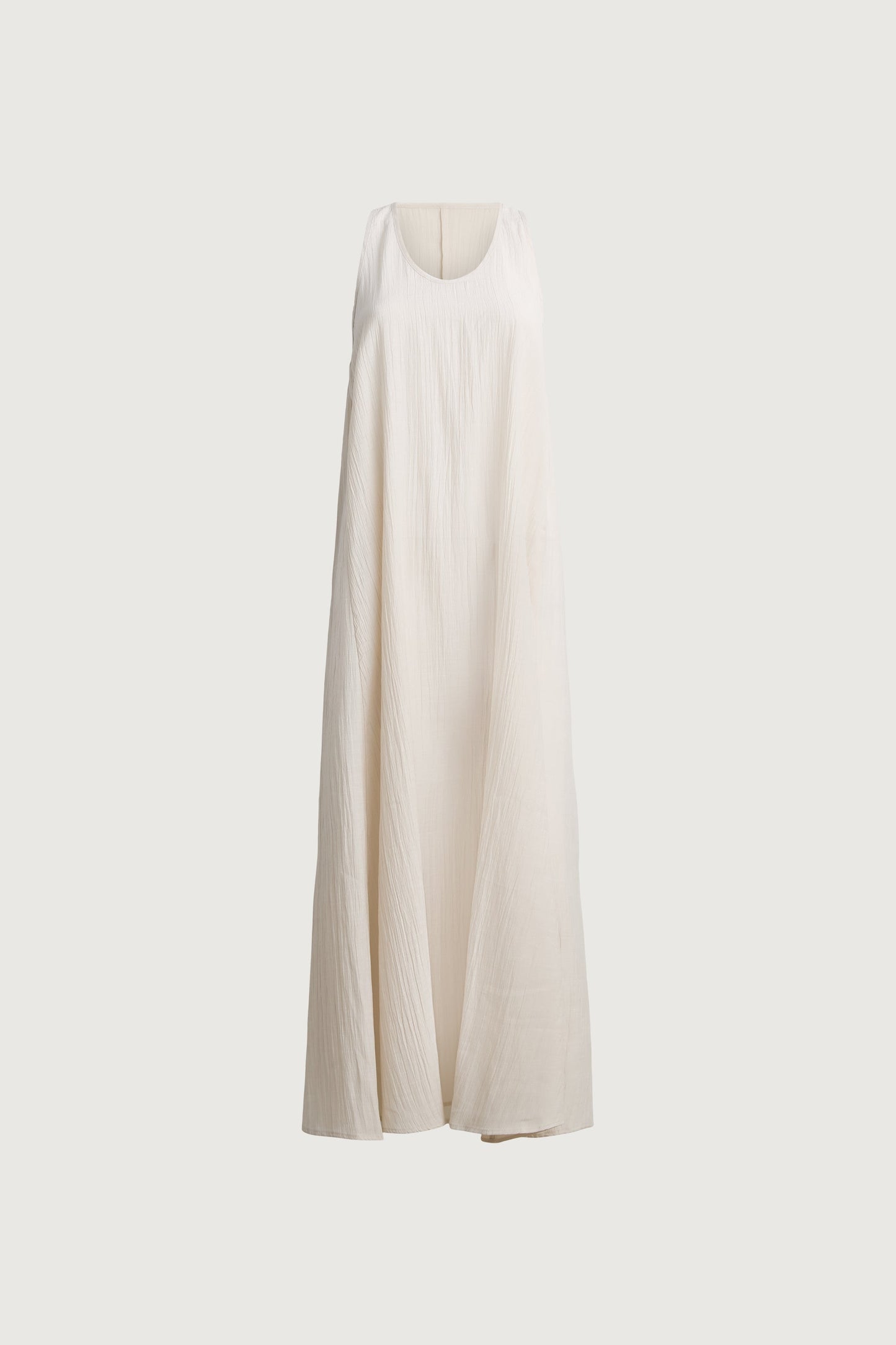 MAXI DRESS WITH CRINKLE EFFECT