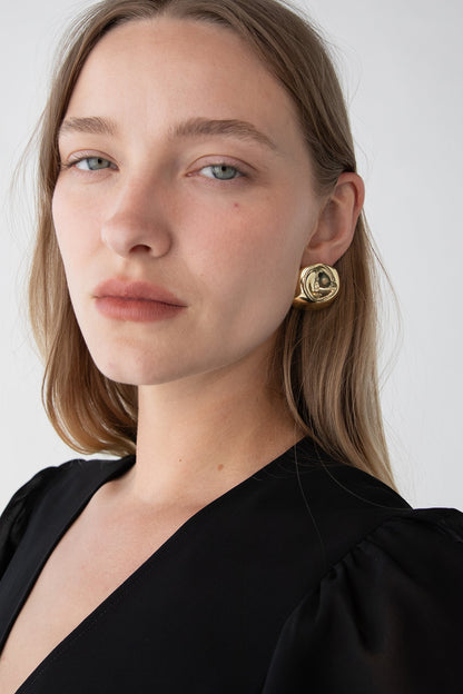 WARPED STUD EARRINGS