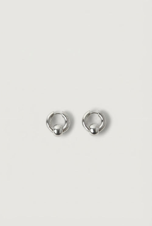 BALL DROP HOOP EARRINGS