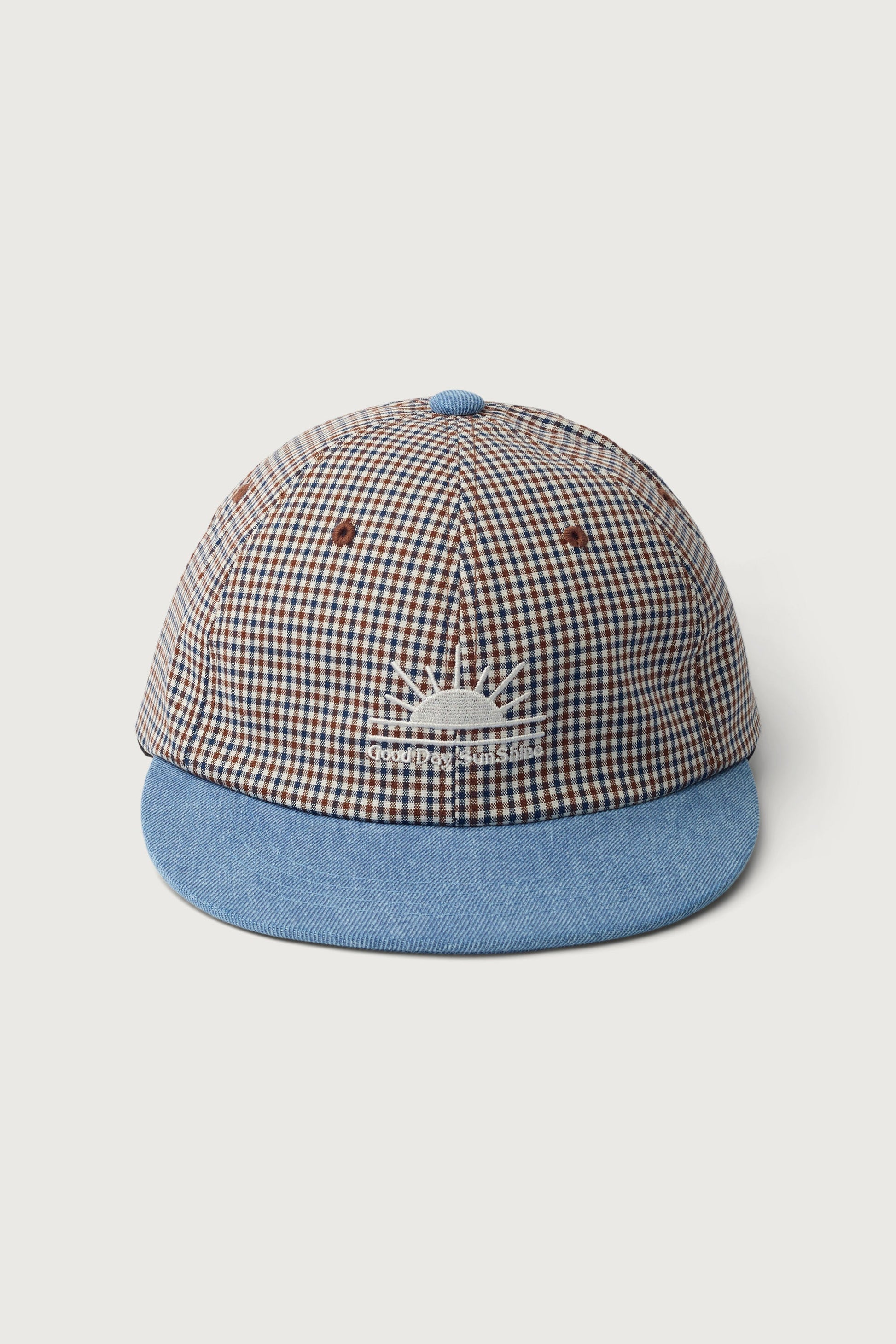 'GOOD DAY SUNSHINE' GINGHAM CAP