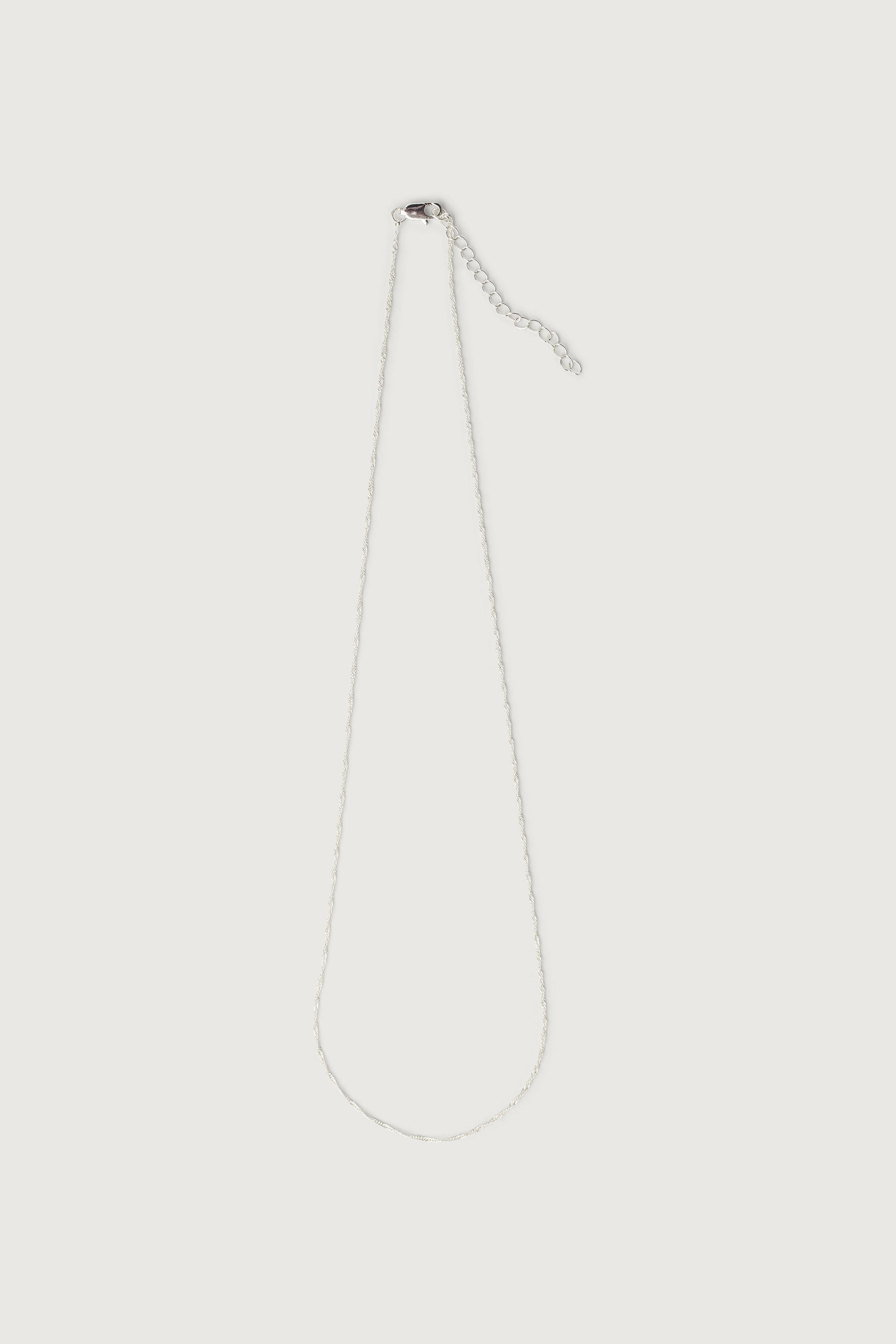 CUBE AND TWIST CHAIN NECKLACE