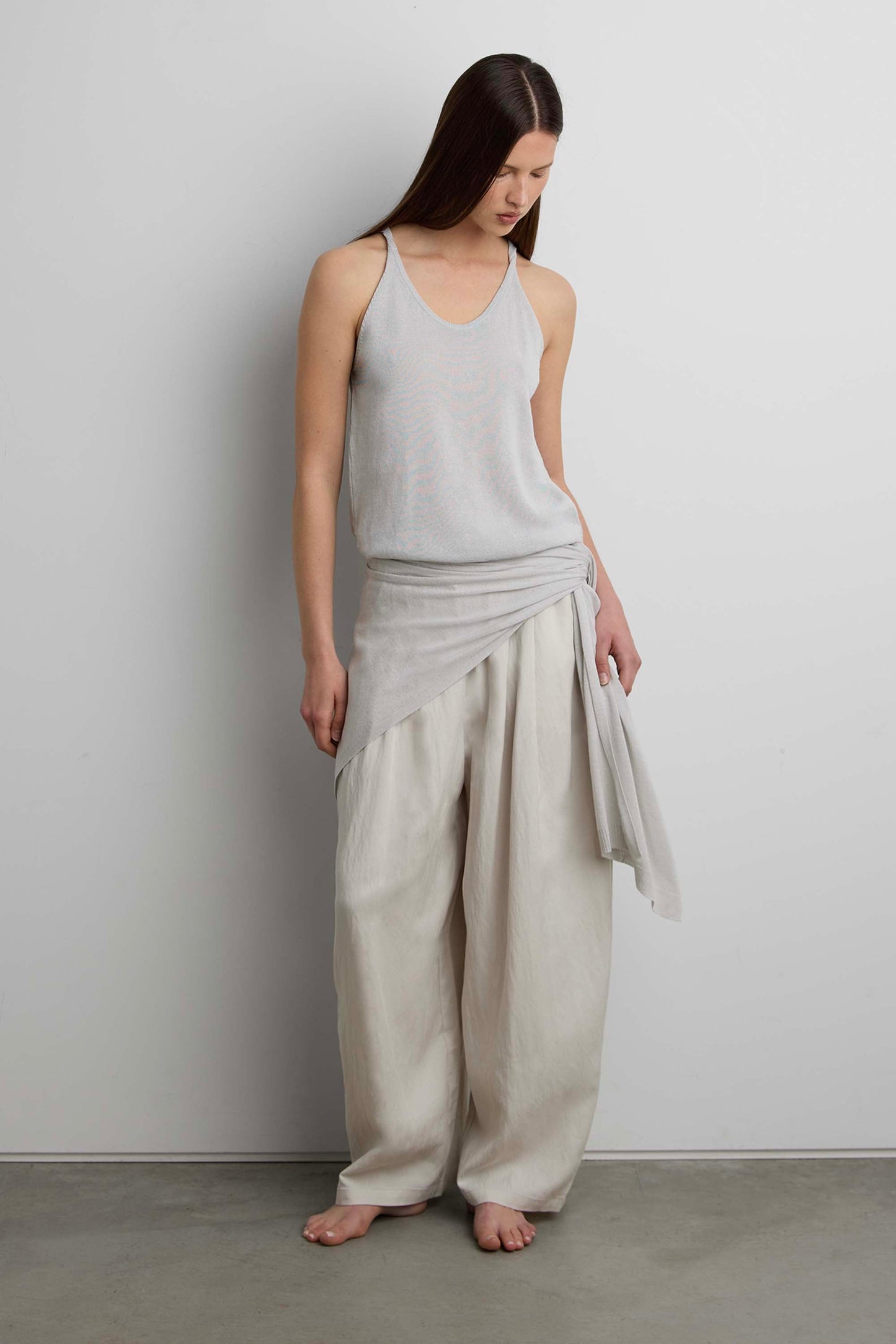 RELAXED WIDE LEG PULL-ON PANT
