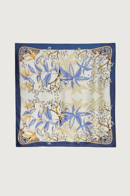 PRINTED SATIN HEAD SCARF