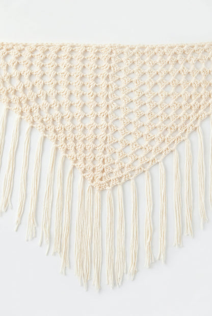 CROCHET FRINGE SCARF