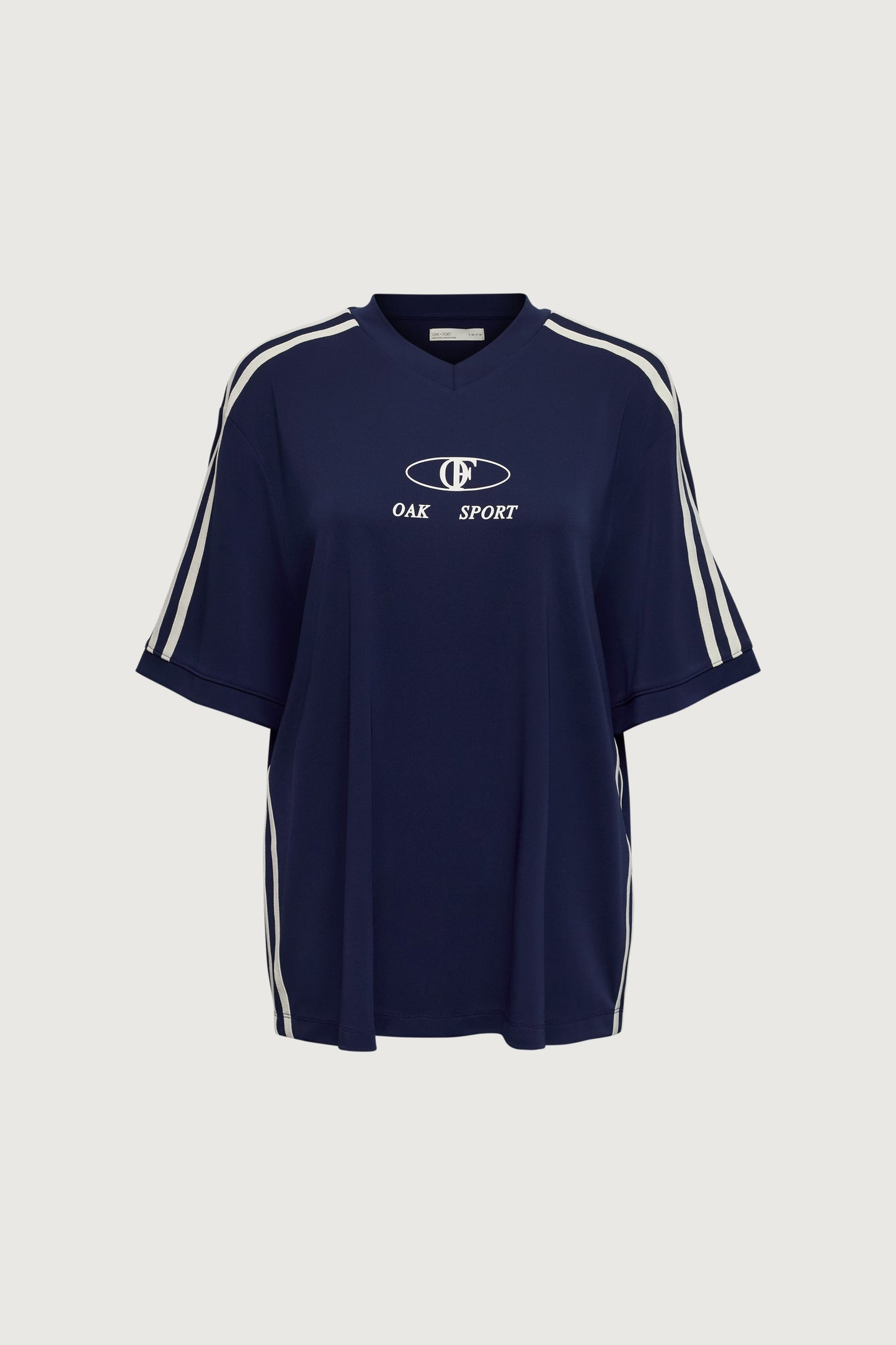 V-NECK GRAPHIC JERSEY TEE