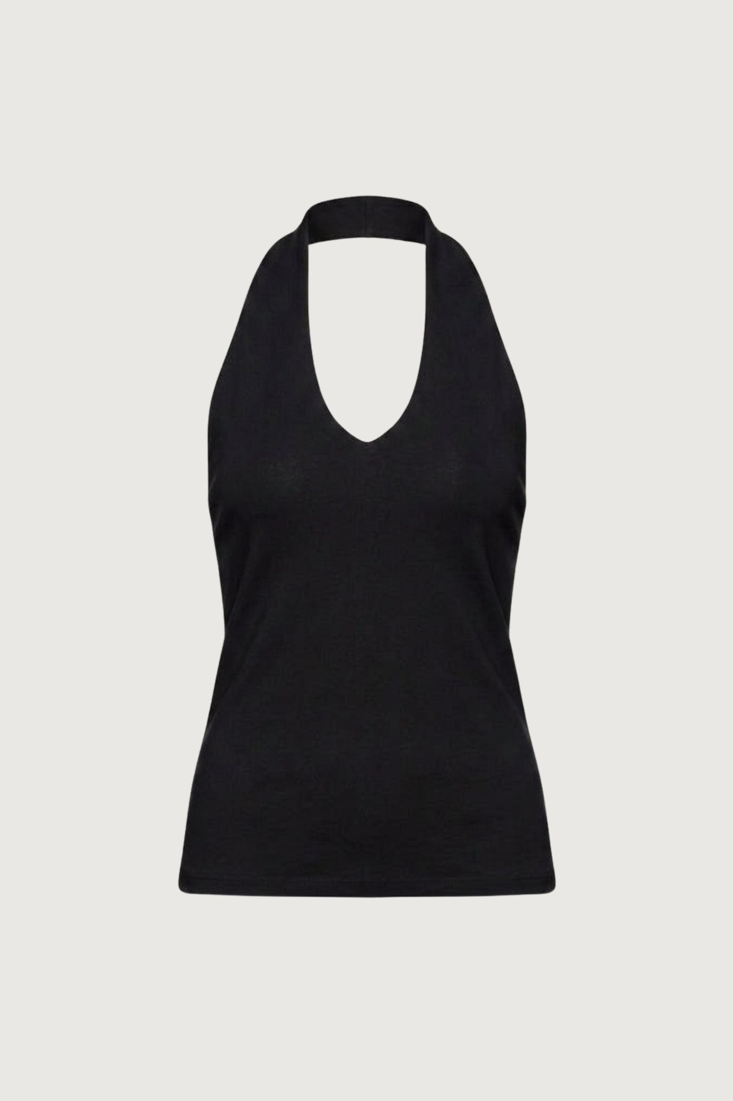 CLASSIC V-NECK HALTER TANK TOP
