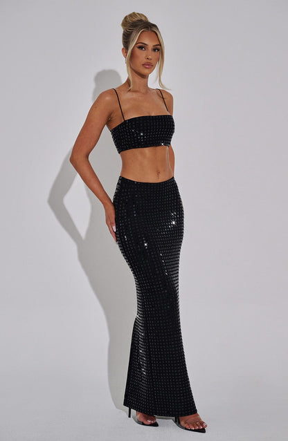 Dimity Maxi Skirt - Black