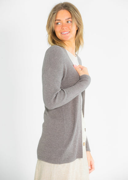 Essential Waffle Knit Cardigan - FINAL SALE