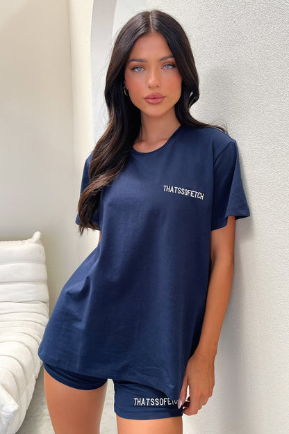 Jaska Tee - Navy