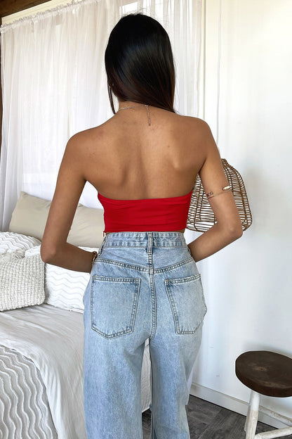 Mace Crop - Red
