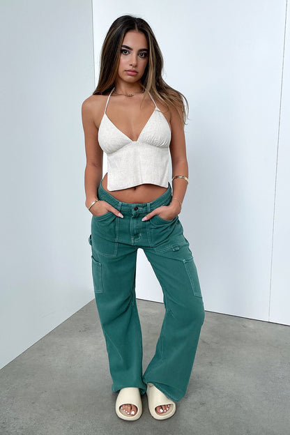 Lyla Crop - Beige