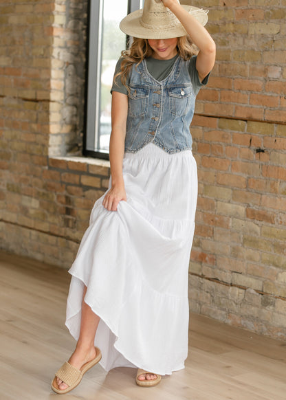 Short Sleeve Ribbed Tee - FINAL SALE