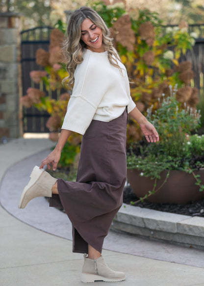 Stella Brownstone Denim Maxi Skirt - FINAL SALE