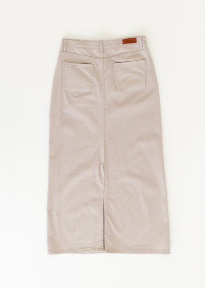 Stella Lilac Denim Maxi Skirt - FINAL SALE