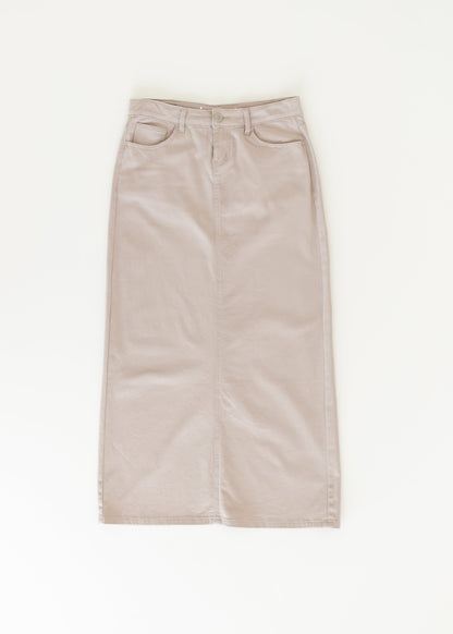 Stella Lilac Denim Maxi Skirt - FINAL SALE